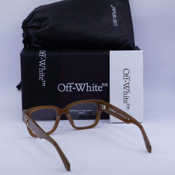 Off-White OERJ059 STYLE 59 7400 Square Eyeglasses 52mm – Mud - Picture 10 of 10